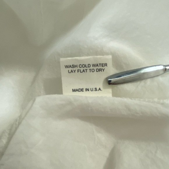 Bleu Clair By Claire Pettibone White Lace Tunic Size M Romantic Cottage Cotton - Picture 7 of 10